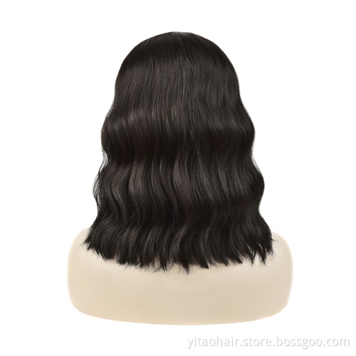 Synthetic Lace Front Hair Wig Blonde Long Straight Razer French Style Technique Wave Color Small Weight Material Silky Brown